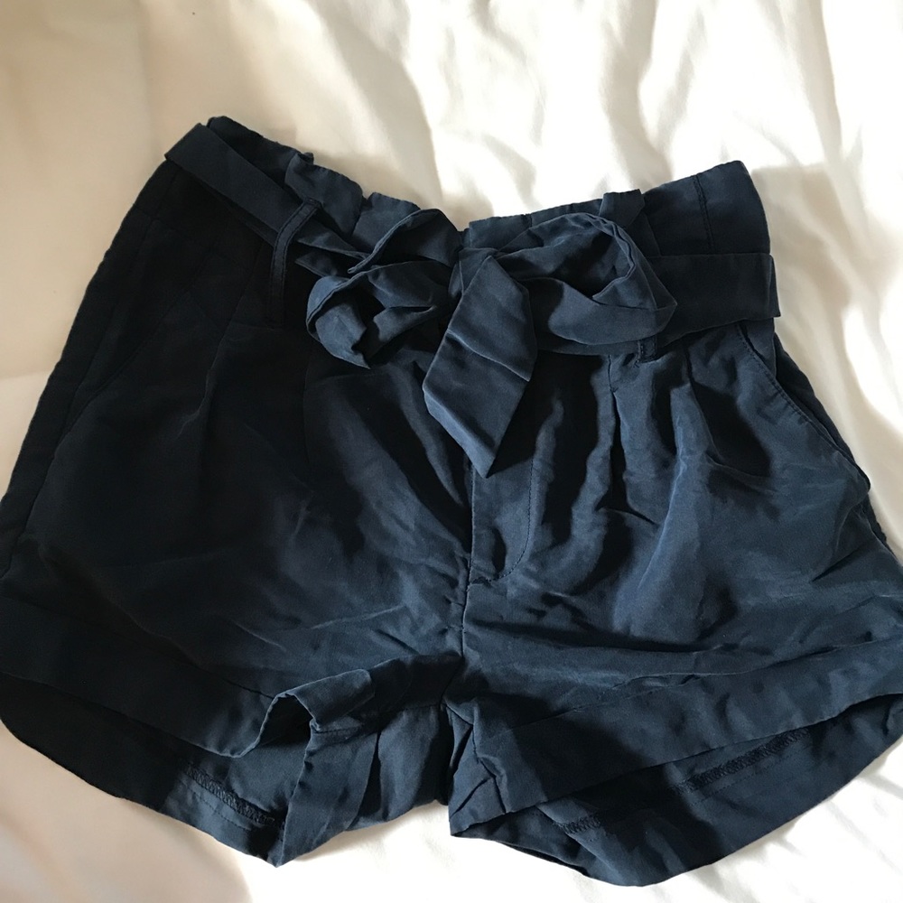 Velvet/Suede high waisted shorts